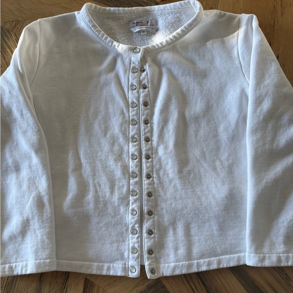 Agnes B. Sweaters - Agnes B. White Cardigan 3
